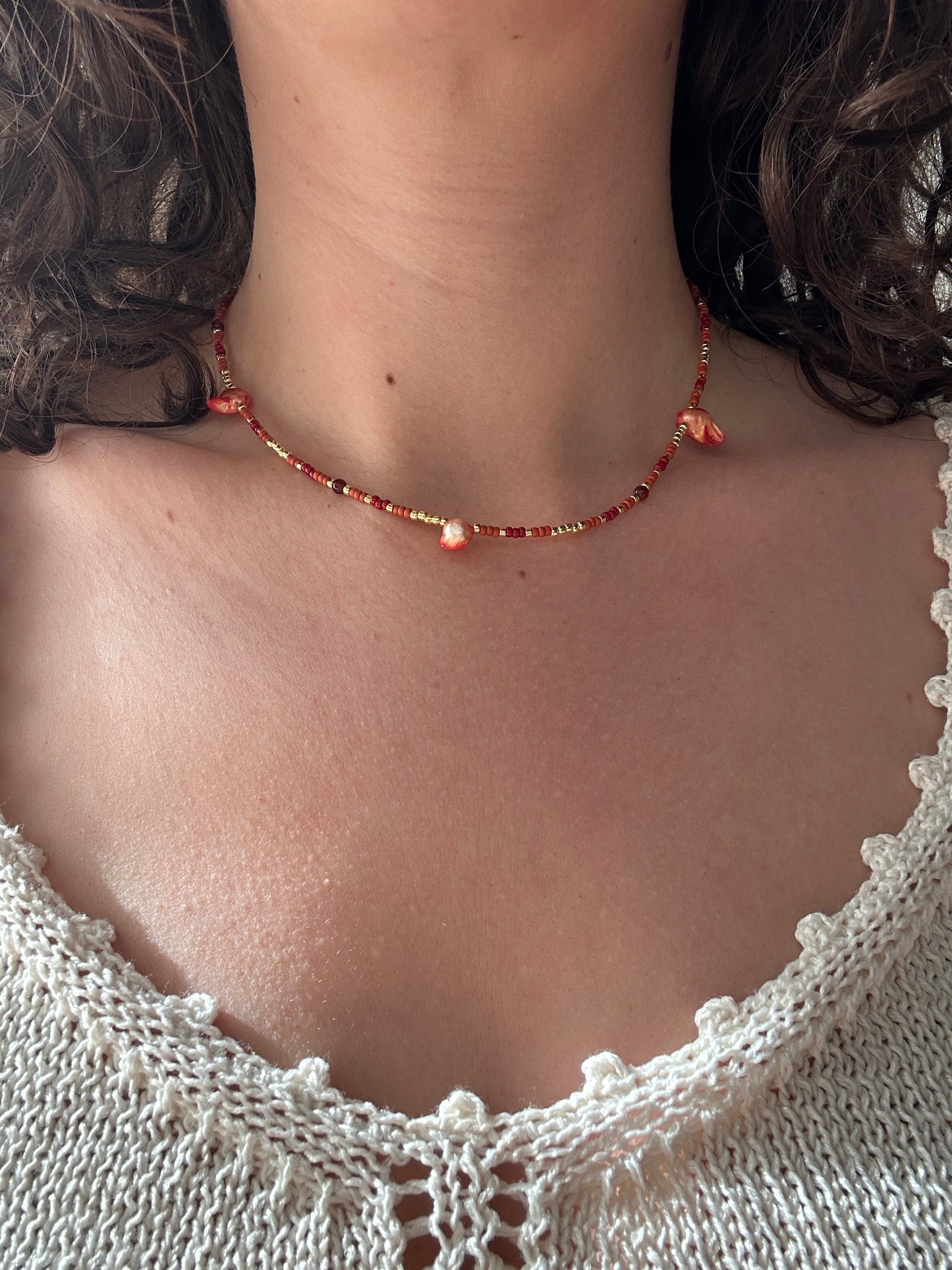 Necklace | Touch of Red