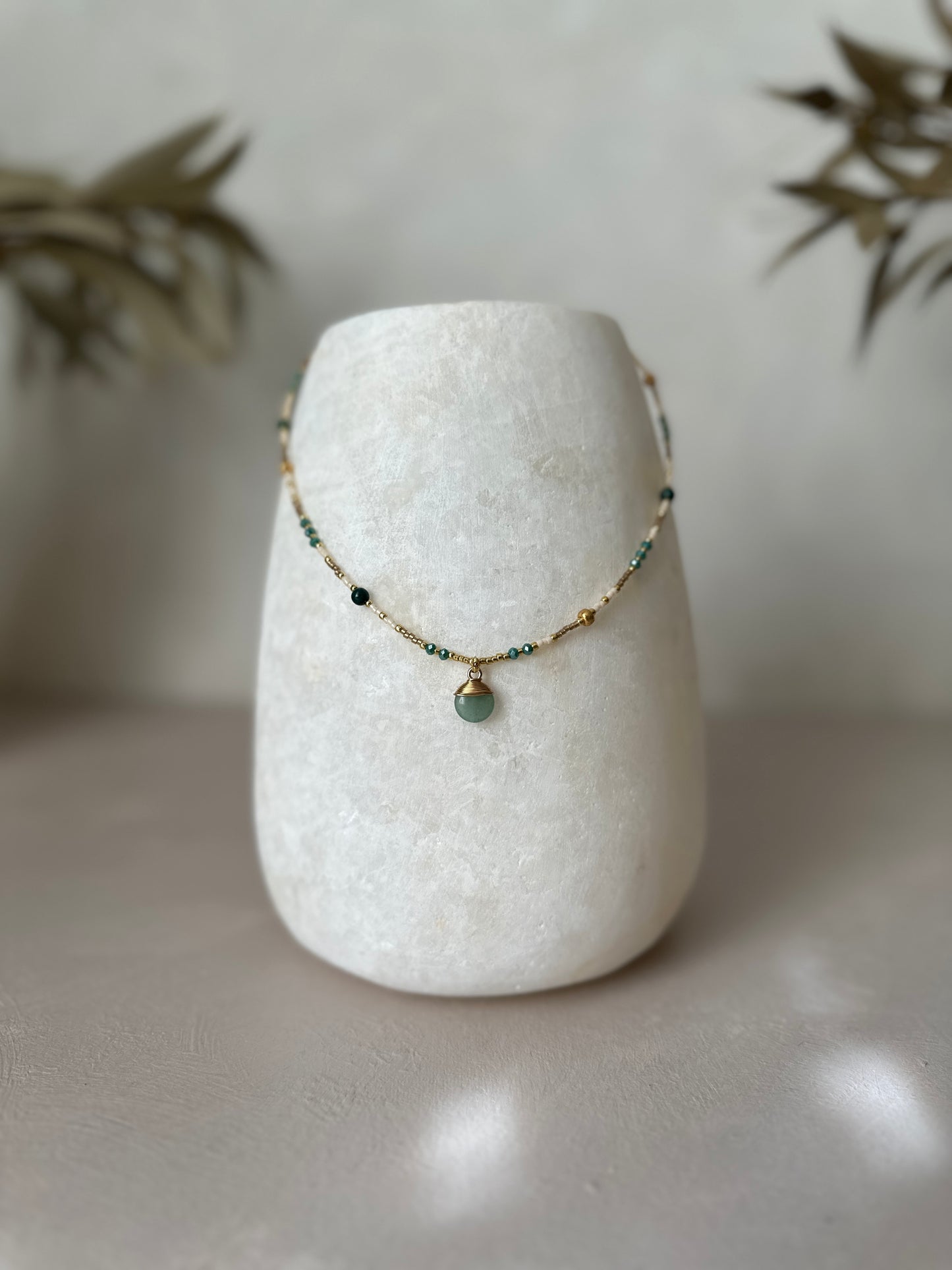 Necklace | Round Aventurine