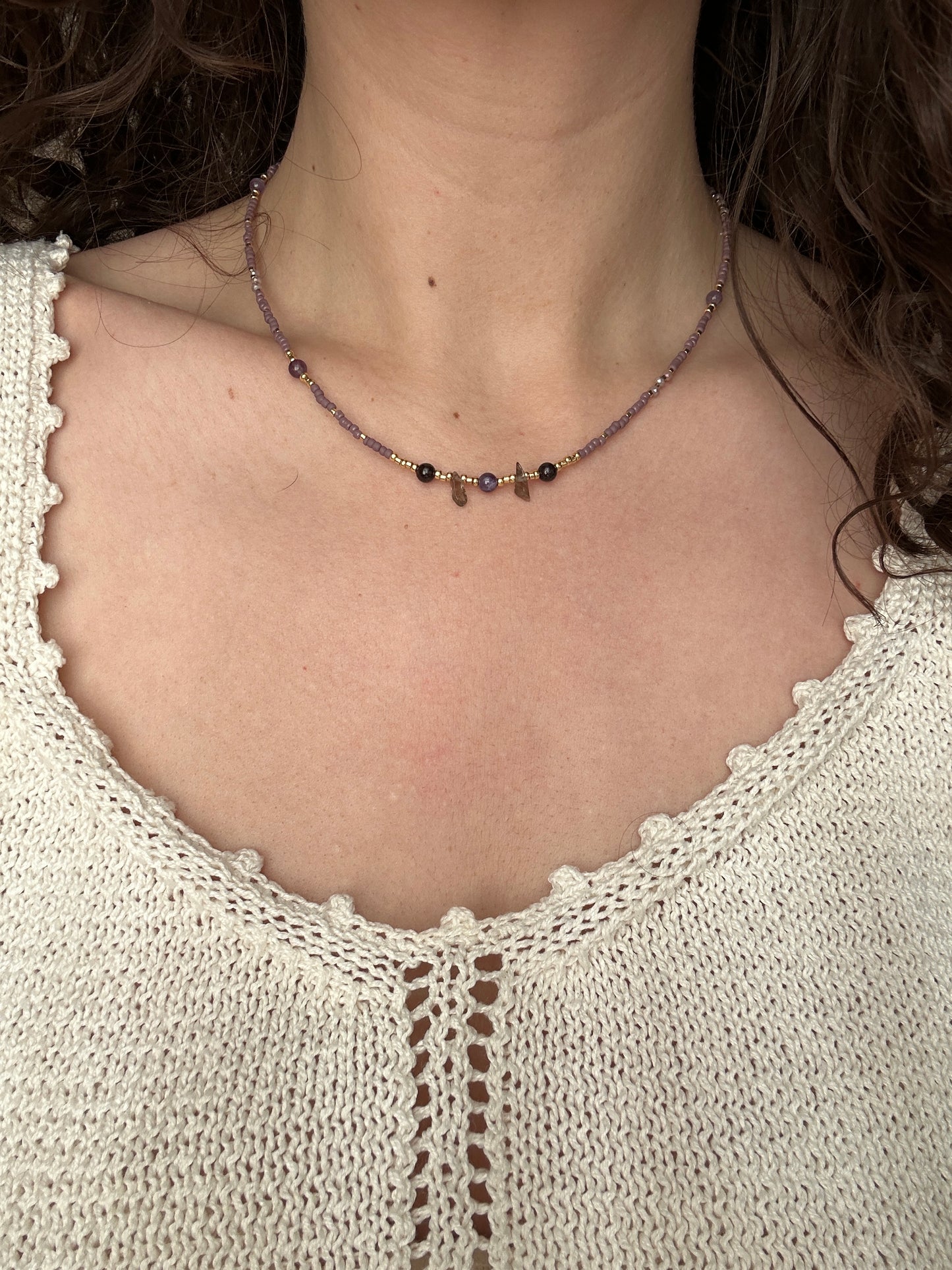 Necklace | Purple Rain