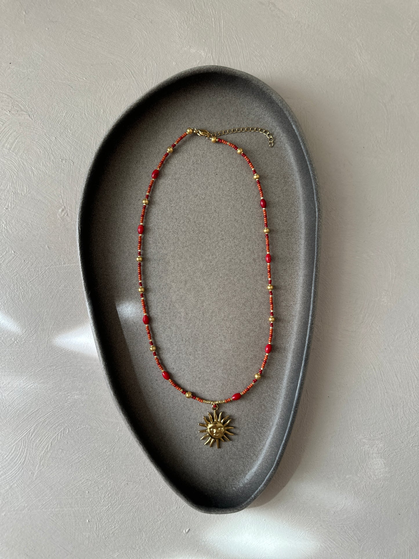 Necklace | Sunny Red