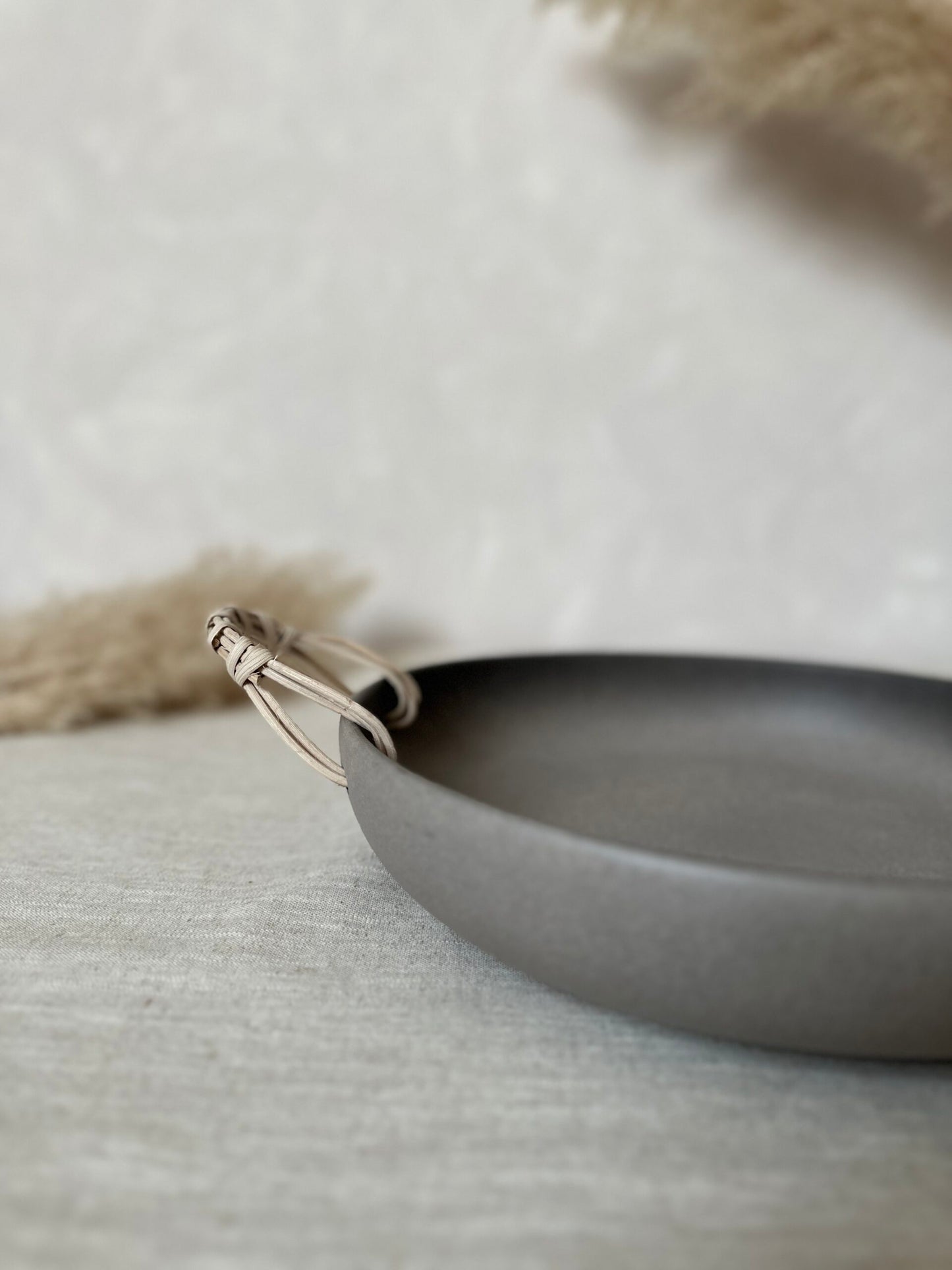Bowl with Rattan Handle | Desert