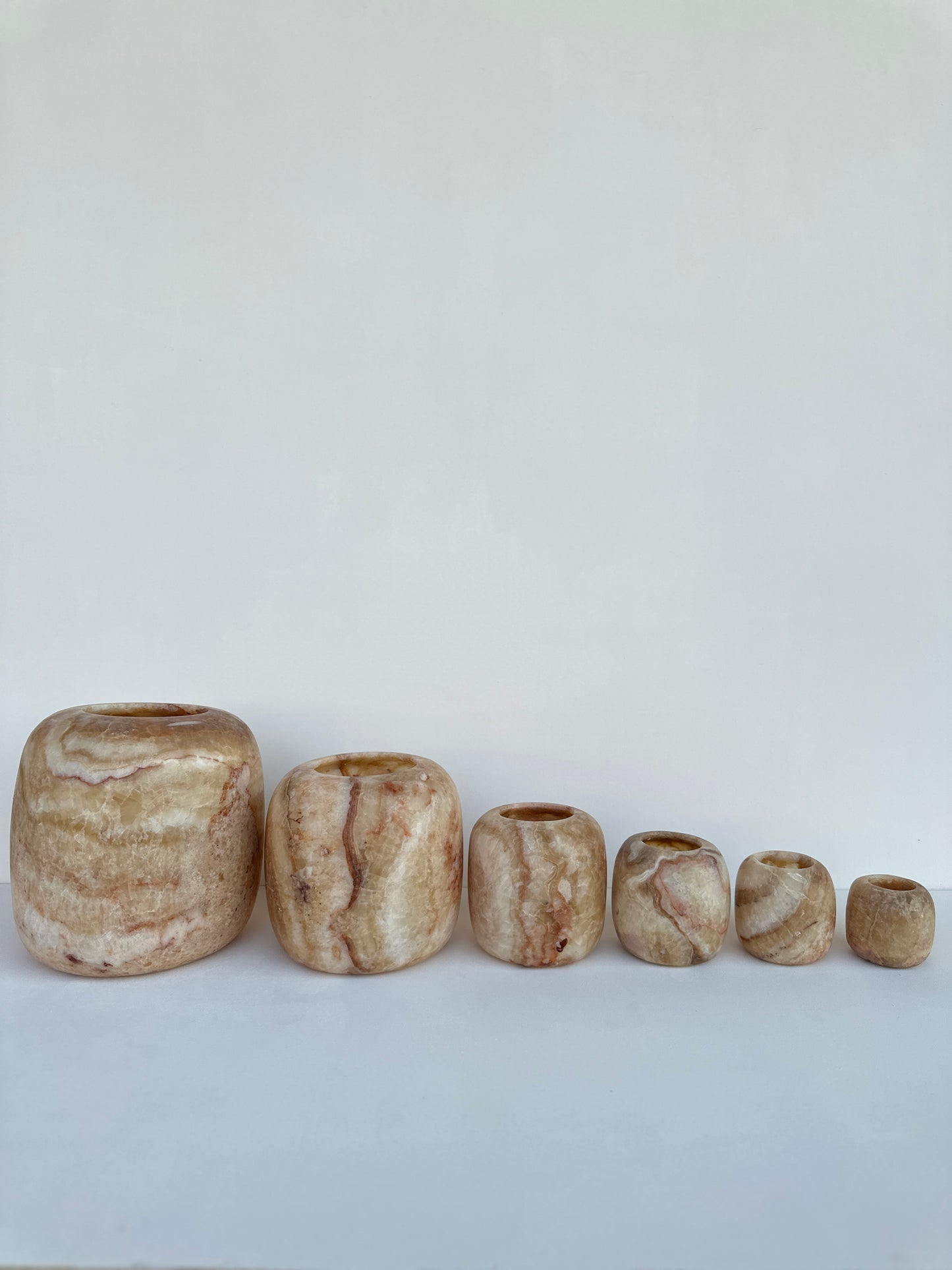 Albaster | Rond - Bruin